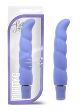 Luxe Purity G Periwinkle 6.25 Inch Vibrator Silicone Vibrators - G Spot